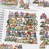 50Pcs/Set Retro Forest Cabin Series 01. Fairy Tale House PET Stickers Waterproof DIY Fashion Doodle Decals Stickers