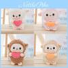 Plush Sheep Keychain With Soft Pp Cotton Filling For Cute Bag Accessories