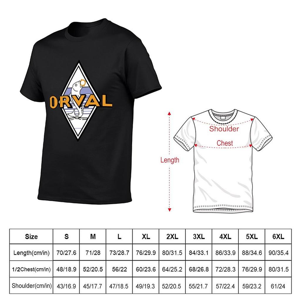 New Orval logo TShirt tees heavyweight t shirts cute clothes men clothing