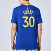 Nike NBA Golden State Warriors Stephen Curry T-shirt Blue/Yellow Men Streetwear DR6374-496