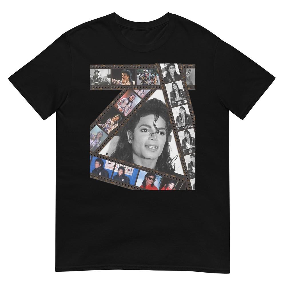 The King Of Pop Michael Jackson Mj002 Black Cotton 100 Tshirt