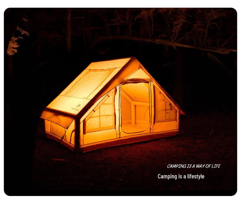 Tragbares Sternenhimmel-Aufblaszelt - Regen- und winddichte Campingausrüstung