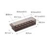 Yamazaki Tower Refrigerator Storage Box, Black, 37.5cm W x 11cm D x 8.2cm H, 5765