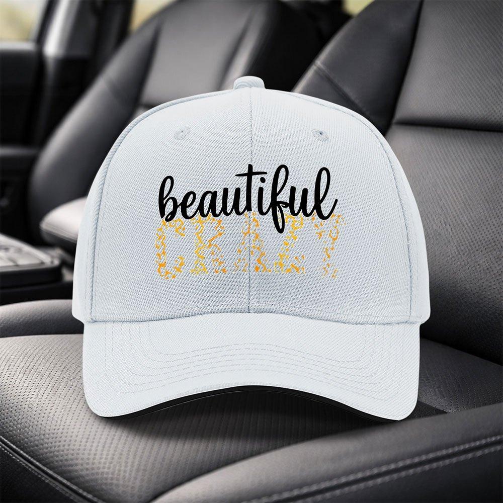 Crazy Letter Sandwich Baseball Cap  Black Adjustable Duckbill Hat  Unisex Fashion Sports Cap for Travel Parties