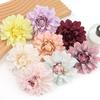 3/5Pcs Artificial Flowers Silk Rose Head Big Fake Flowers For Home Decor Wreath Accessories Bride Wedding Marriage Decoration