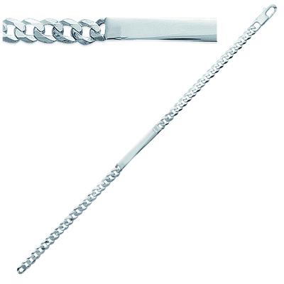 [H6581] - Silberarmband 'Identität' 18 cm 4 mm