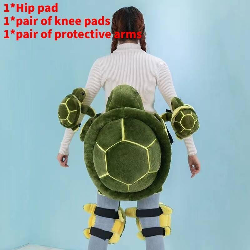 Plush Toys Turtle Protective Snow Gear Set With For Kids Skiing Doll Stuffed