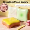 Simulation 10cm Quadrat Toastbrot Entlüftungsspielzeug Gefüllter Handgriff Fidget Sensorisches Spielzeug Weicher Langsamer Rückprall Angstlinderung Freizeitgeschenk