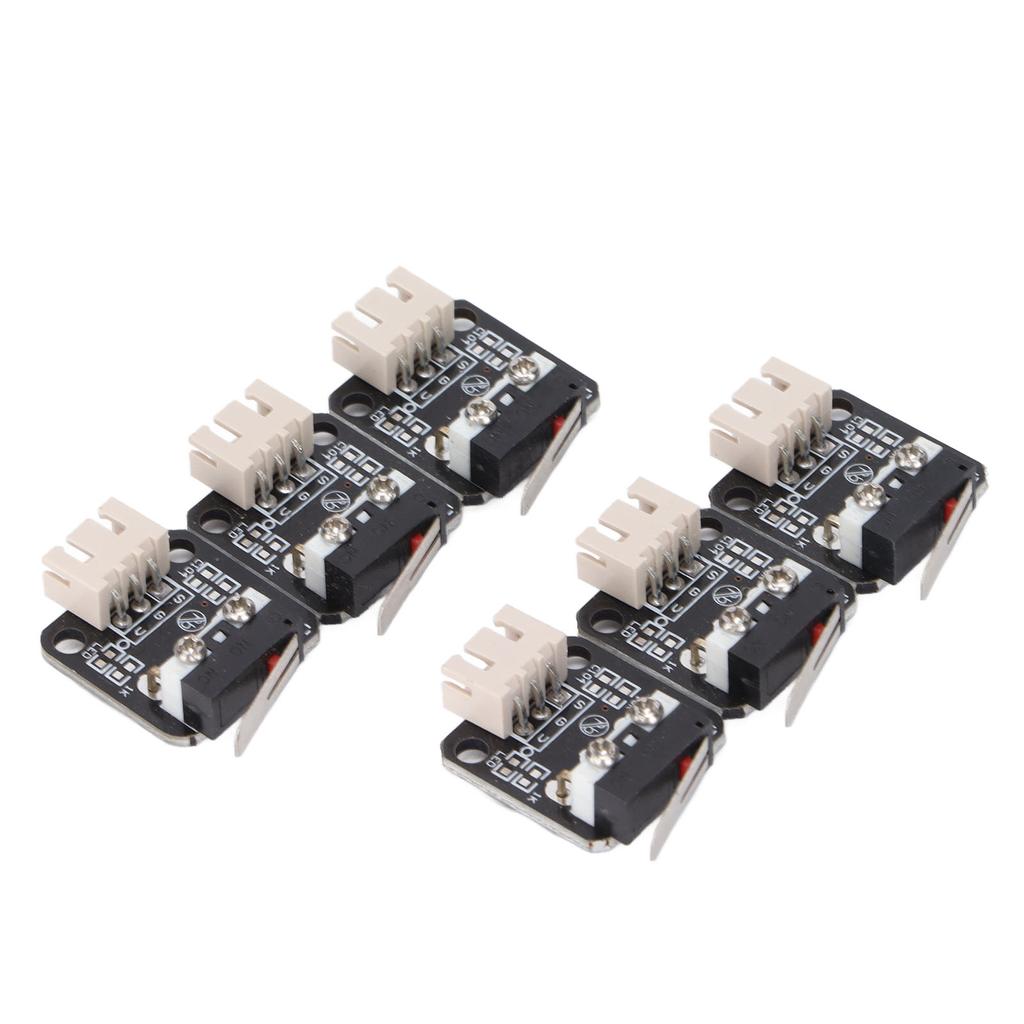 6Pcs Printer Limit Switch 3 Pin N / ON / C Control Durable Better Toughness 3D Printer Parts