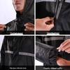 Unisex Full-Length Waterproof Raincoat for Outdoor Construction and Heavy Rain