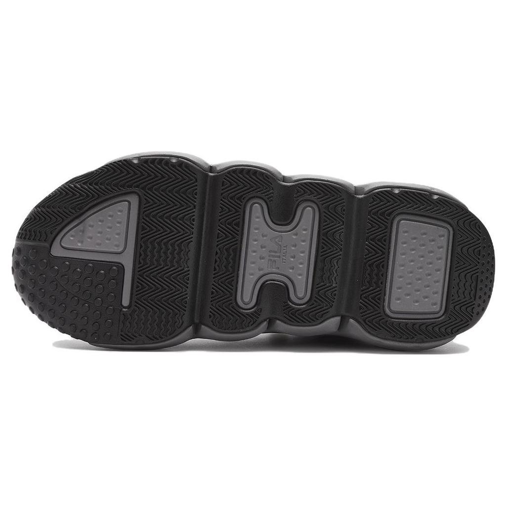 FILA Panini Comfortable Versatile High-Top Retro Basketball Shoes Men sneaker Black Gray F12M412111FCF