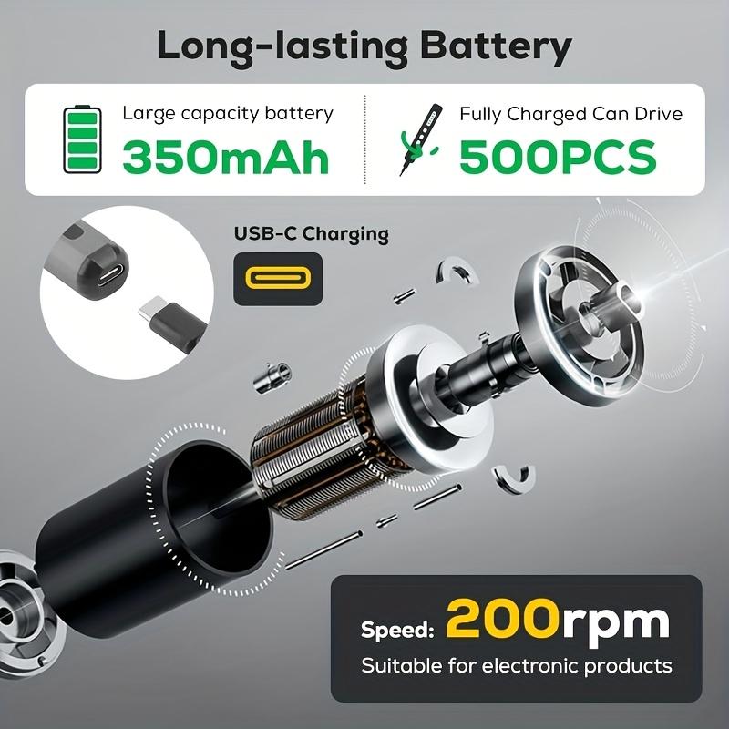 68 w 1 Magnetyczny Zestaw Wierteł, Mini Elektryczny Śrubokręt, Akumulatorowy Przenośny Zestaw Naprawczy, Odpowiedni Do Elektroniki Laptopów, Okularów, Zegarów, Smartfonów