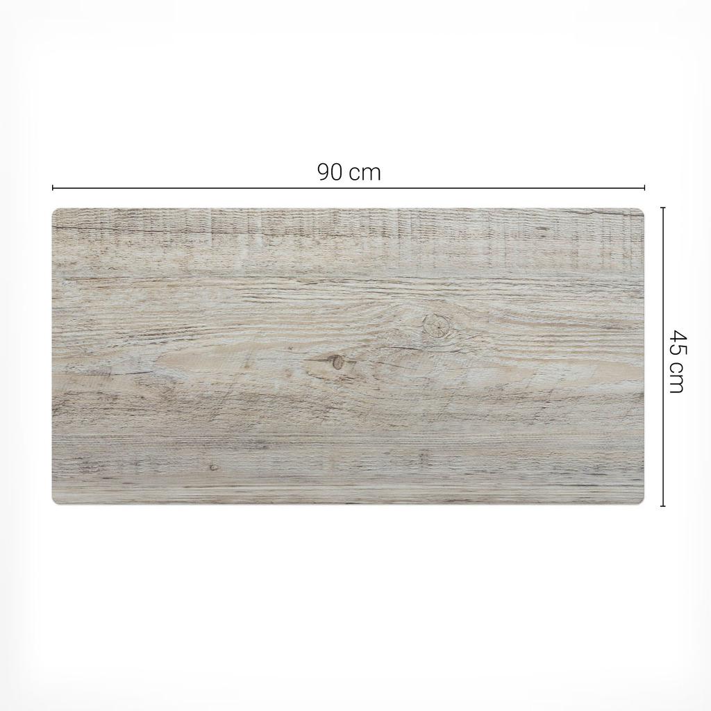 Antypoślizgowa Podkładka Na Biurko Do Biura Drewniana Faktura 90X45 Cm