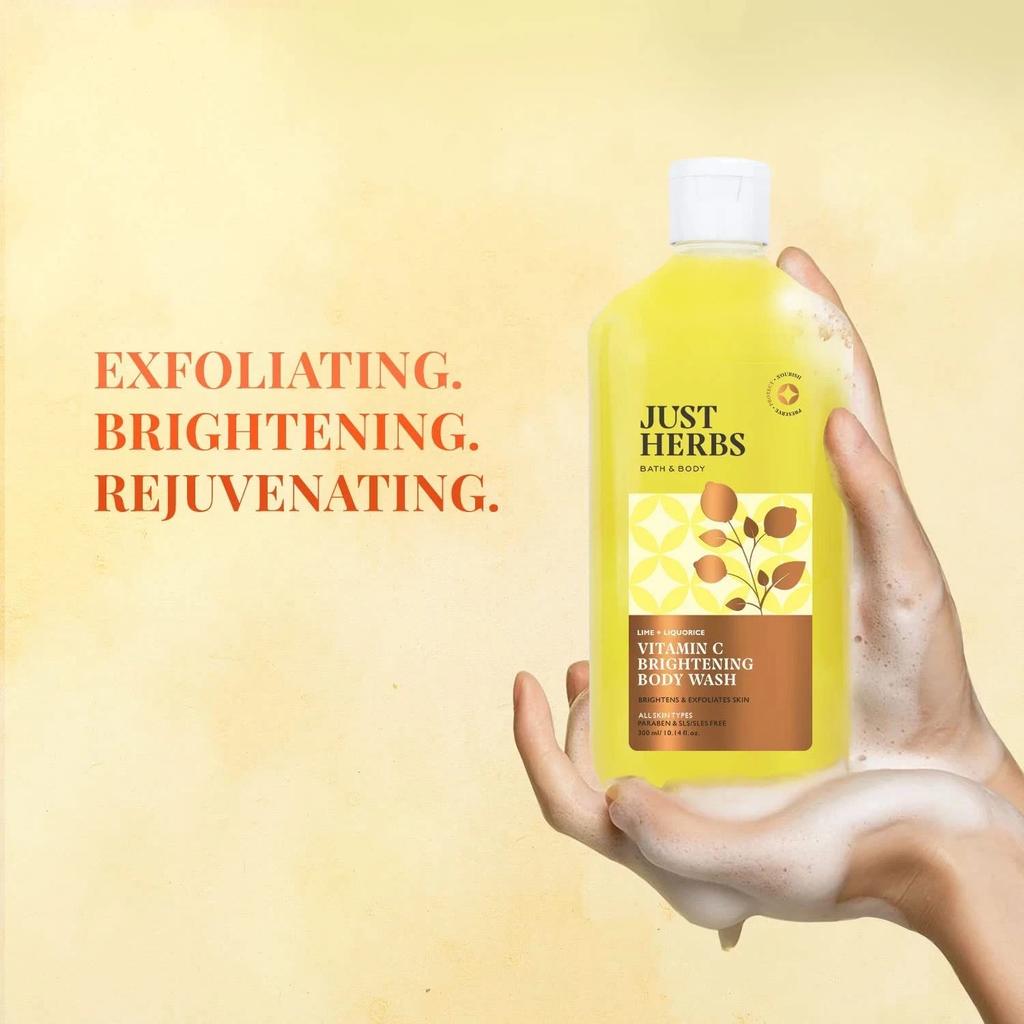 Just Herbs Vitamin C Hautaufhellendes Duschgel Für Glatte Haut 300ml