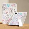 Play Puppy for iPad Pro11 Inch Y Folded Edge Sticker Tablet Protective Case with Pen Slot Anti-drop Soft Case Ins Wind
