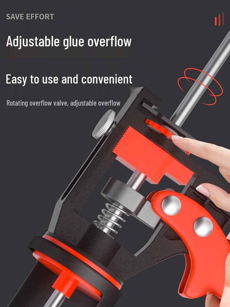 Automatic Glass Sealant Gun with Labor-Saving Pressing & Glue Cutting Features