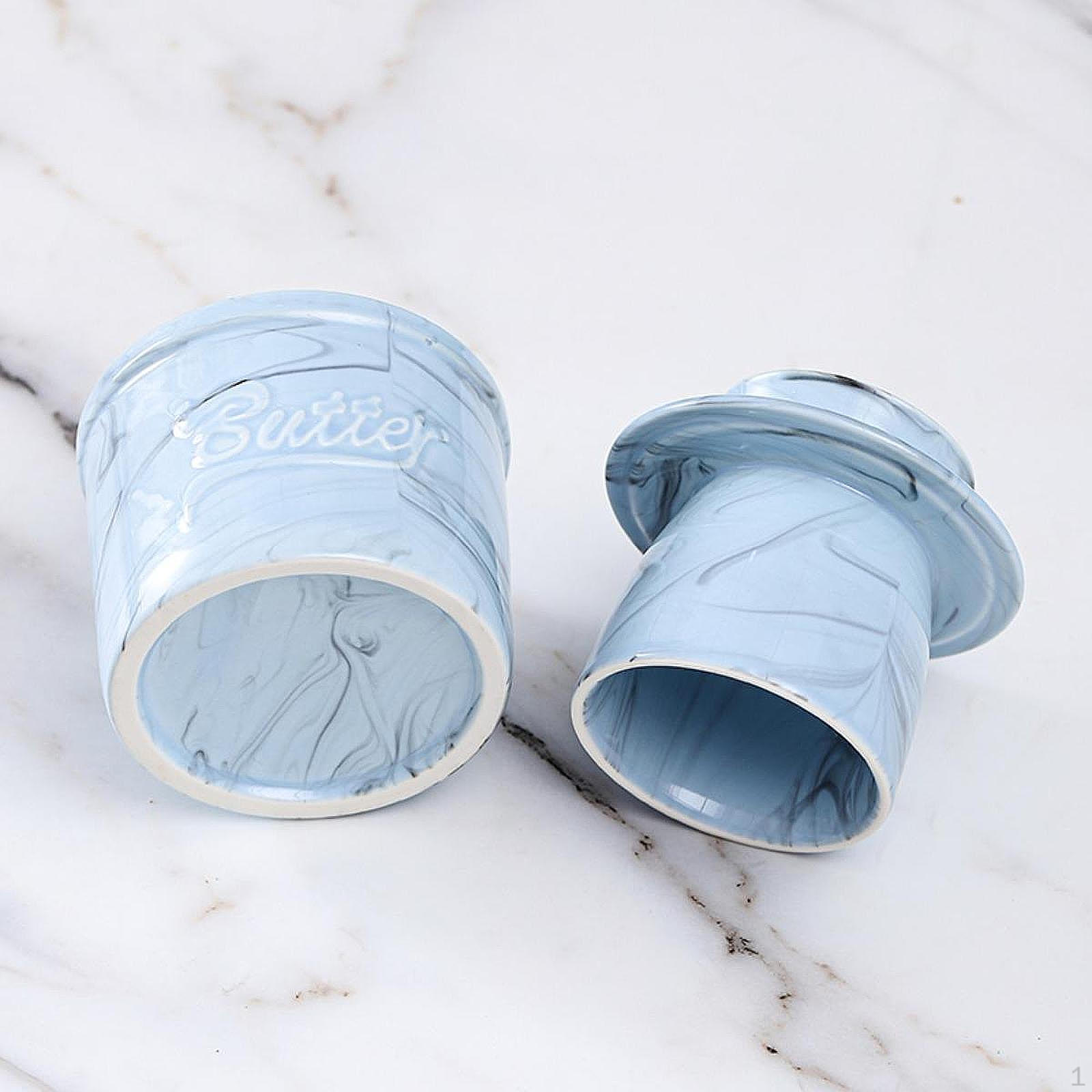 Контейнер для масла французская тарелка горшок для хранения хлеба и тостов для ресторанного стола Blue 1990₽