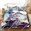 3D Print Hoshimachi Suisei Bedding Set Single Twin Full Queen King Size Bed Set Aldult Kid Bedroom Duvetcover Sets 3D Anime Bed