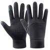 Polar Fleece Gloves, Non-Slip, Thickened, Fleece-Lined, Warm, for Cycling, Winter Driving, Cold-Proof, Windproof, Waterproof, Touch Screen