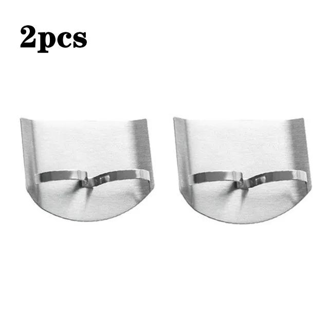 Stainless Steel Finger Guard Safety Vegetable Cutter Hand Guard Tool Anti-cut Finger Protector Gadgets Kitchen Tool Accessories