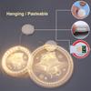 16cm Led Hanging Christmas Decorative Lights 3d Acrylic Led Lamps With Suction Cups For Doors