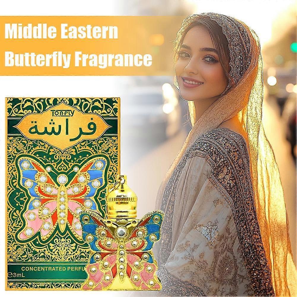 TONFLY Butterfly Perfume Oil Gift Alcohol Free Floral Woody Long Lasting