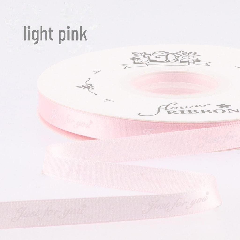 1cm Narrow Printed English Ribbon - Gift, Baking, and Florist Polyester Ribbon