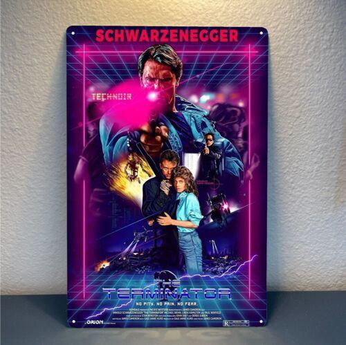 Terminator Arnold Schwarzenegger Movie Metal Poster Tin Sign 20x30cm PlateAluminum 20x30cm(7.8x11.8inch)