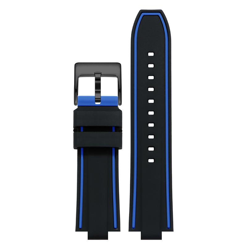 Für ORIS Diving AQUIS 7730 7740 Water Ghost 24x11mm 24x12m Gummi Mode Armband Silikon Uhrenarmband Dornschließe Herren Armband