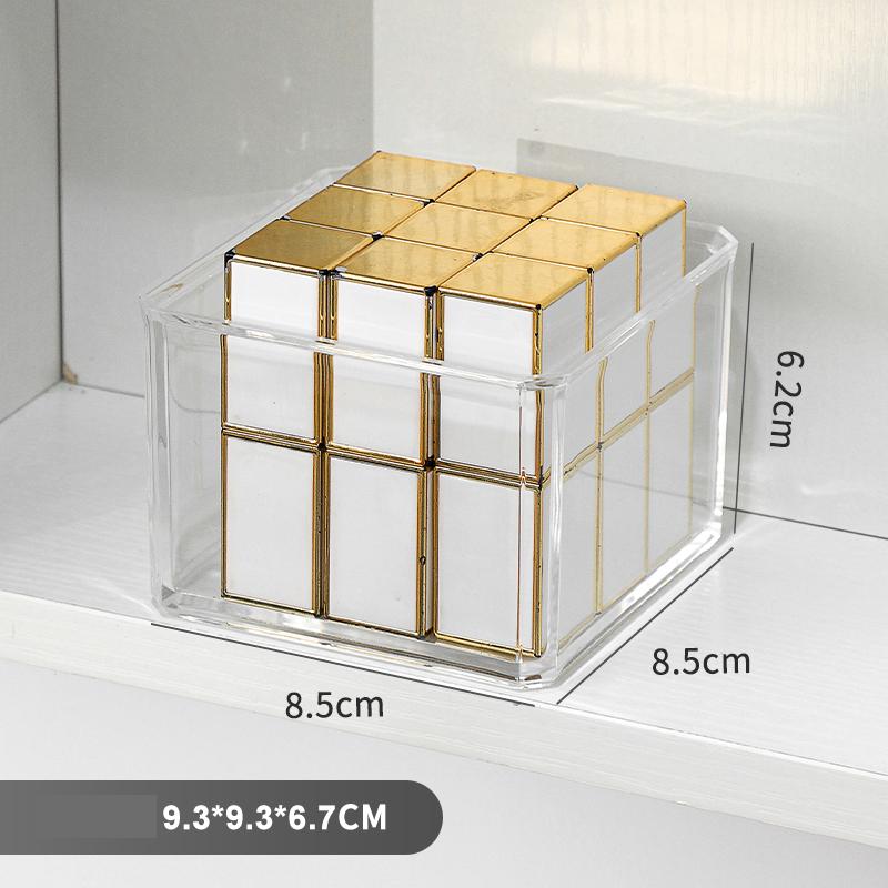 Makeup Storage Box For Bathroom Mirror Cabinet Acrylic Toilet Washstand Cosmetics Rack Skin Care Products Mask Organizer
