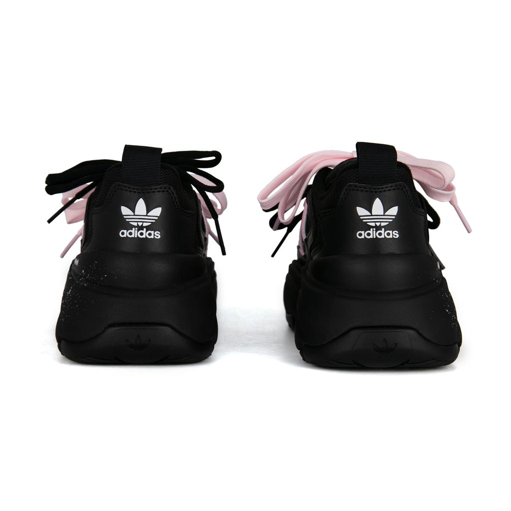 adidas Originals OZGAIA Urban Chic Style schlägt zurück Niedrige Chunky Sneaker Unisex Schwarz Rosa JQ4110(Team1664-)