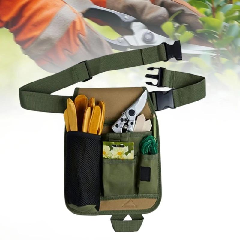 Garden Tool Belt Convenient Adjustable Waist Belt Handy Organizer for Woodwork Carpenters Hand Tools Florists Gardening Gifts