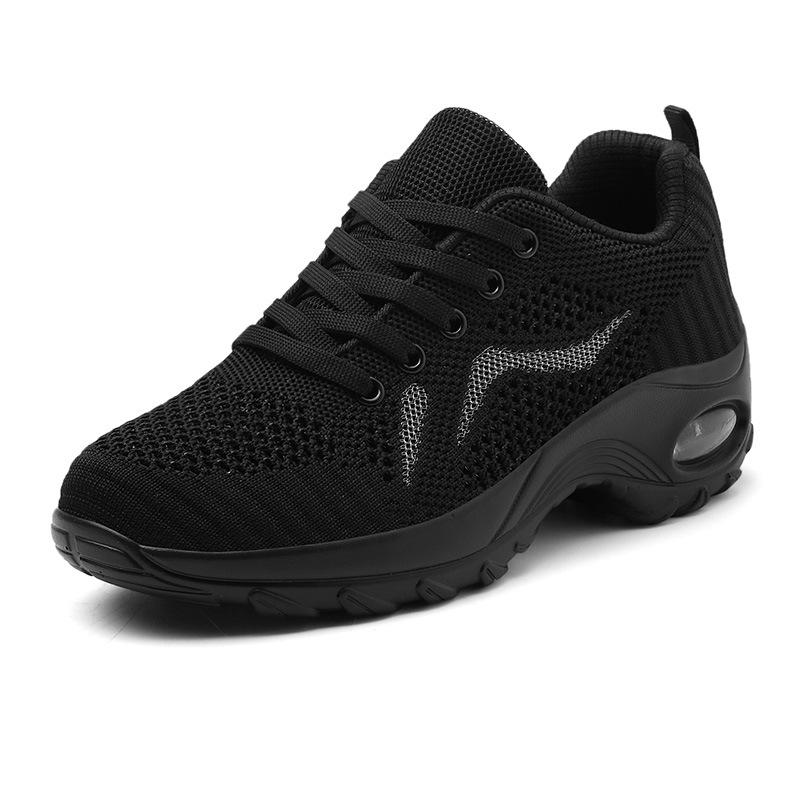 Sneakers summer new mesh breathable running shoes air cushion platform casual travel shoes