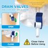 Catheter Bags for Men with 5PCS, Foley Catheter Leg Bags for Men 1000ML, Urine Bags for Easy Flip Drain Design
