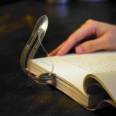 Creative LED Ultra-slim Bookmark Light Mini Book Bending Reading Nightlight