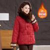 Women's Retro Cotton Jacket with Fur Collar - Thick Warm Winter Coat for Middle-aged & Elderly