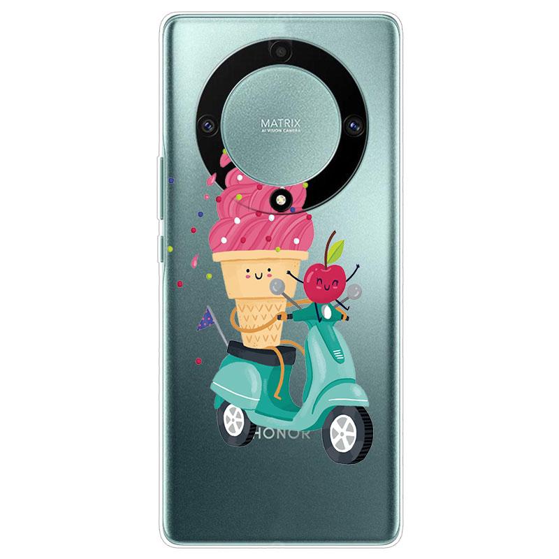 Custodia per Honor Magic6 Lite 5G Trasparente TPU Silicone Funda Capa per Honor Magic 6 Lite Coperture Morbide Magic6Lite Trasparenti Coques borsa