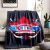 Montreal Canadiens Theme Blanket Suitable For The Sofa Camping And Travel Made Of Soft Flannel Material An Ideal Gift For Occasions Such As Birthdays 