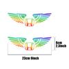 Colorful Reflective Laser Angel Wing Styling Car Trunk Door Stickers For Honda Mugen Typer ACCORD Airwave Avancier Civic INSPIRE