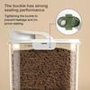 Dog Food Container Airtight Pet Food Storage Containers 2L Organizer Canister With Lid Cat Food And Dog Food Bucket Pet Supplies
