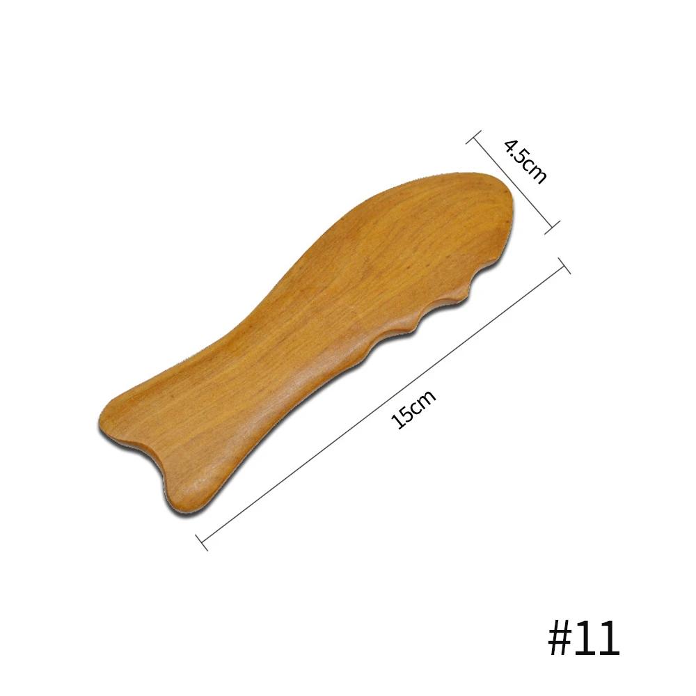 1Pcs Sandalwood Gua Sha Board Massage Scraper guasha Plates Slimming Guasha Body Care Massage Tool For Back Arm