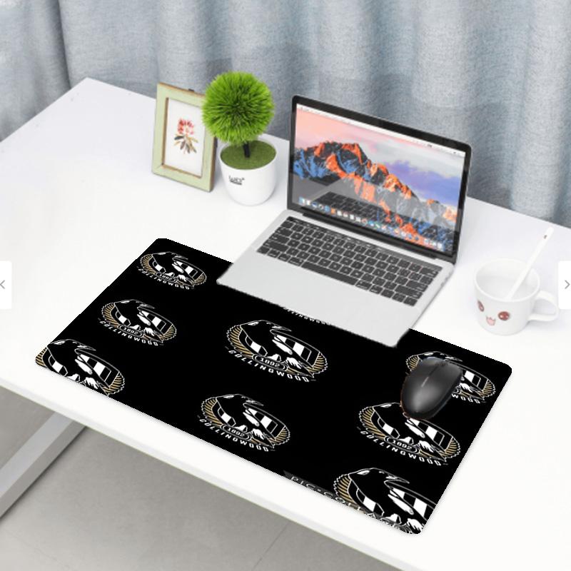 Collingwood Magpies Print Mouse Pad, Anti‑Slip Desktop keyboard Mat, for PC Laptop Gaming Working Daily Use, Cool Festival Surprise Gift