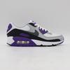 DH8010-110 Nike Air Max 90 White Black Wolf Grey Iron Grey (Women's)
