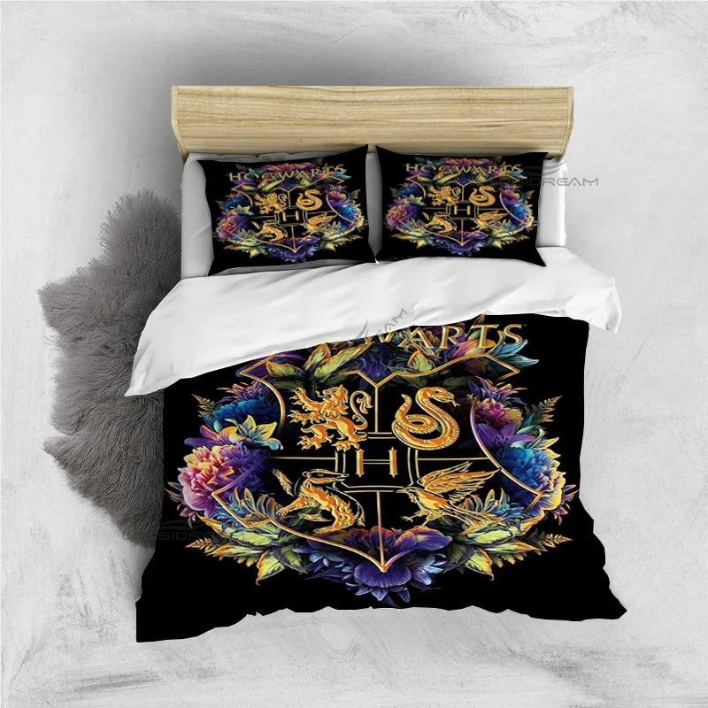 Classic Movie Elements Patterns Comforter Bedding Set,Duvet Cover Bed Set Quilt Cover Pillowcase,King Queen Size Bedding Set
