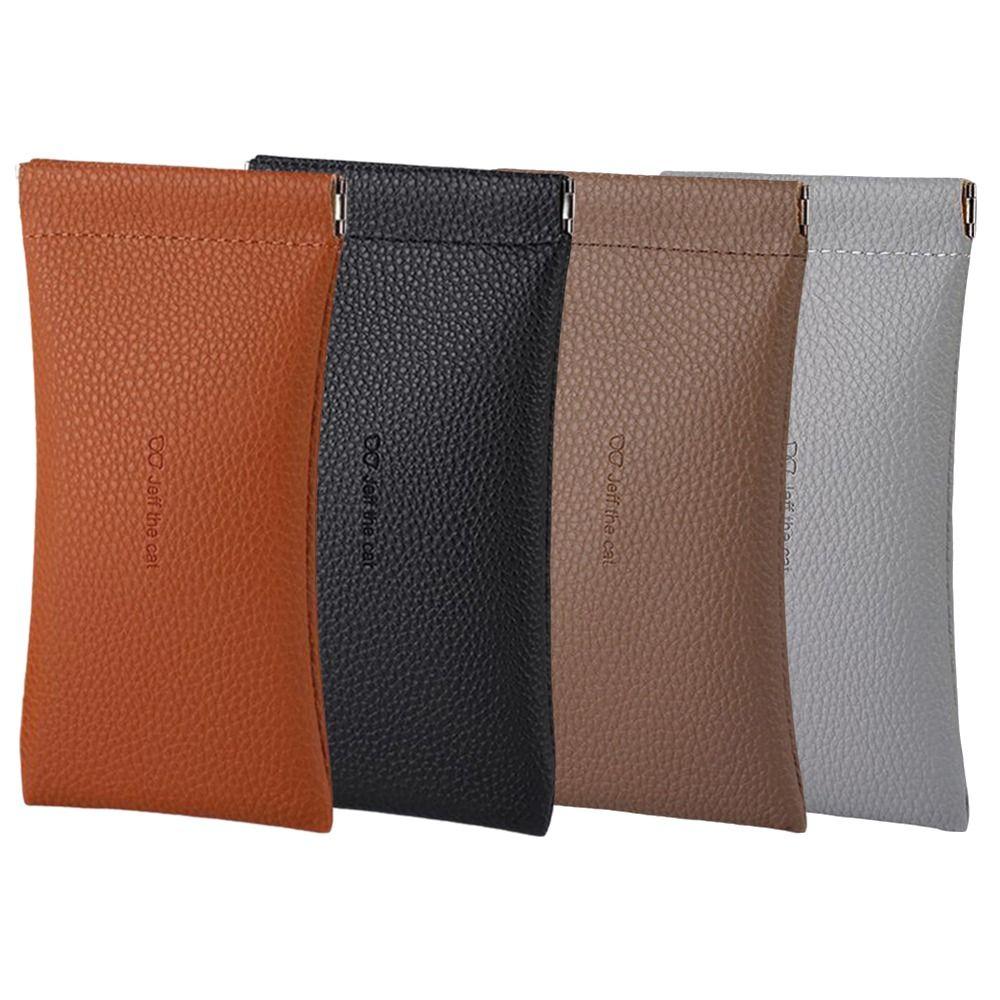 PU Leather Glasses Case Pouch Automatic Closed Sunglasses Case  for Women Men