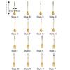 Ceramic Handle English Afternoon Tea Spoon Fork Stainless Steel Fruit Forks Cake Spoon Fork  Cafe