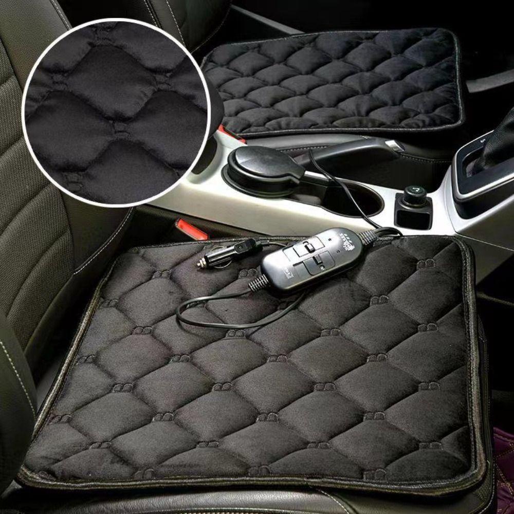 24V Power Heated Car Seat Cushion Universal Fit Car Heating Warm Pad  Car Truck SUV