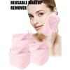 1pcs Makeup Remover Pads Towel, Edged Design, Reusable, Soft & Moisturizing Cleansing Wipes