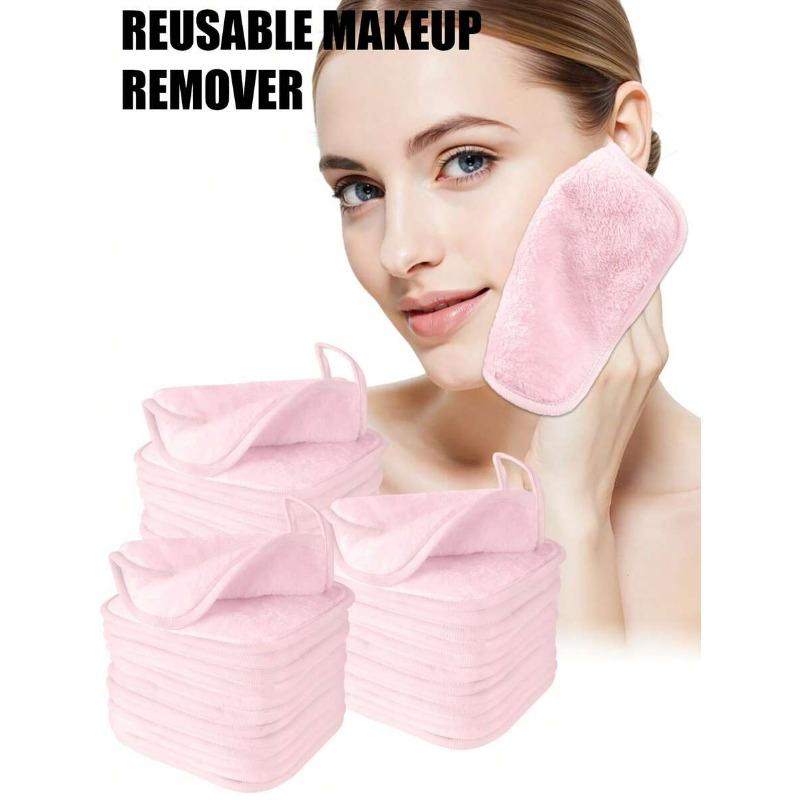 1pcs Makeup Remover Pads Towel, Edged Design, Reusable, Soft & Moisturizing Cleansing Wipes