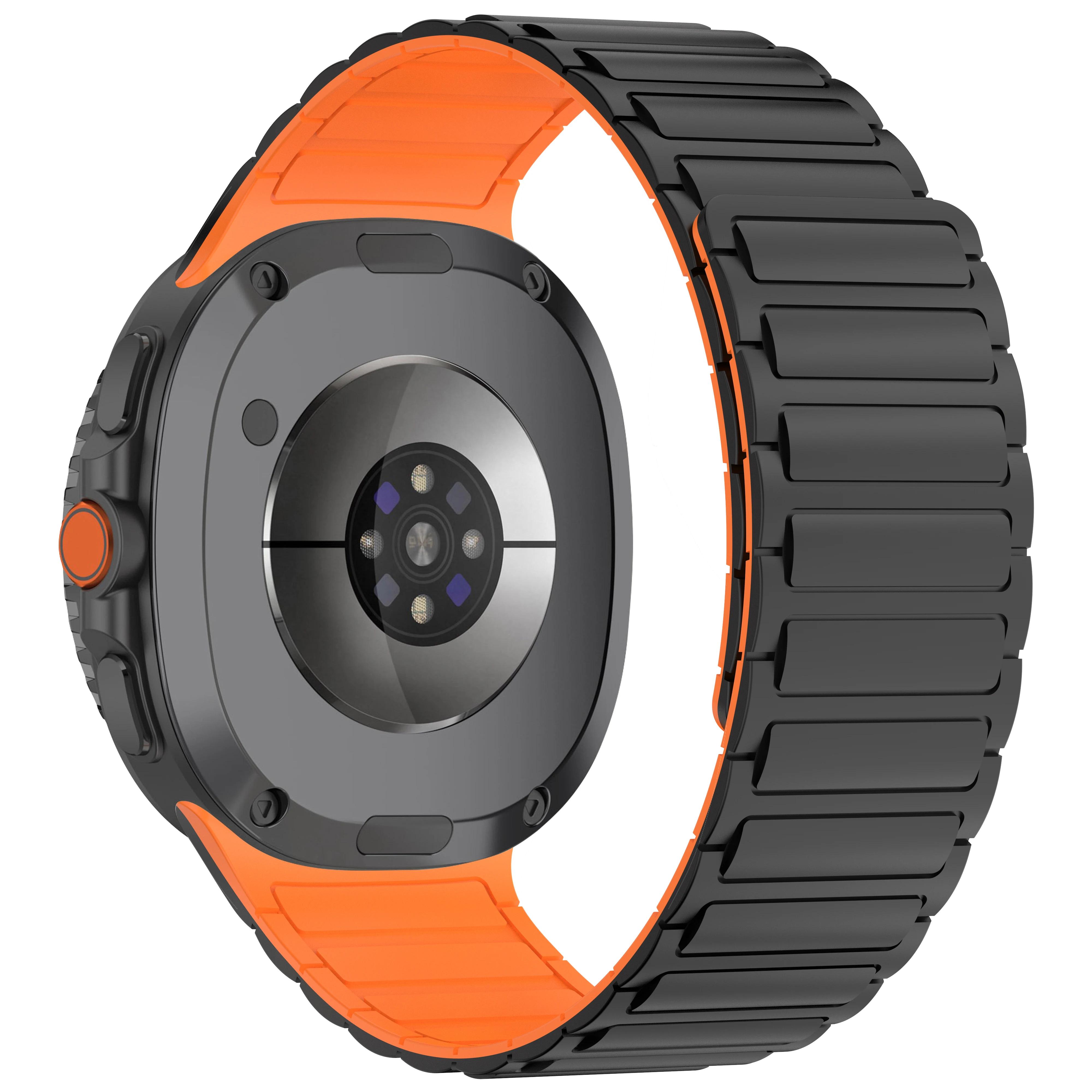 

Magnetic Silicone Loop Strap for Samsung Galaxy Watch 8/8 Classic Sports Replacement Bracelet 46mm 40mm 44mm No Gaps WatchBand Watch 8 Classic 46mm